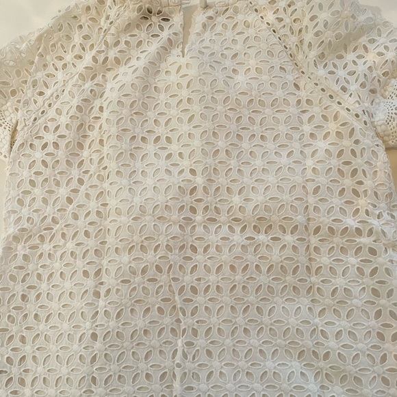Jcrew White Eyelet top - Picture 3 of 3